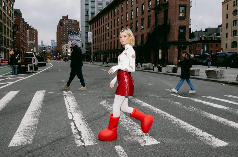 Are MSCHf Red Boots, aka Astro Boots, The Next Big Thing With Celebraties and Fashion Industry?