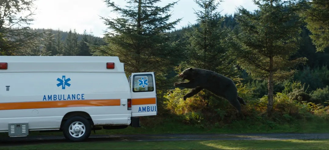 cocaine bear ambulance attack