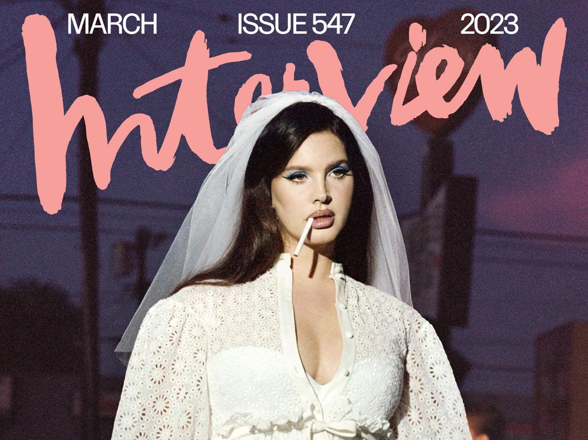 Lana Del Rey on the cover of Interview Magazine