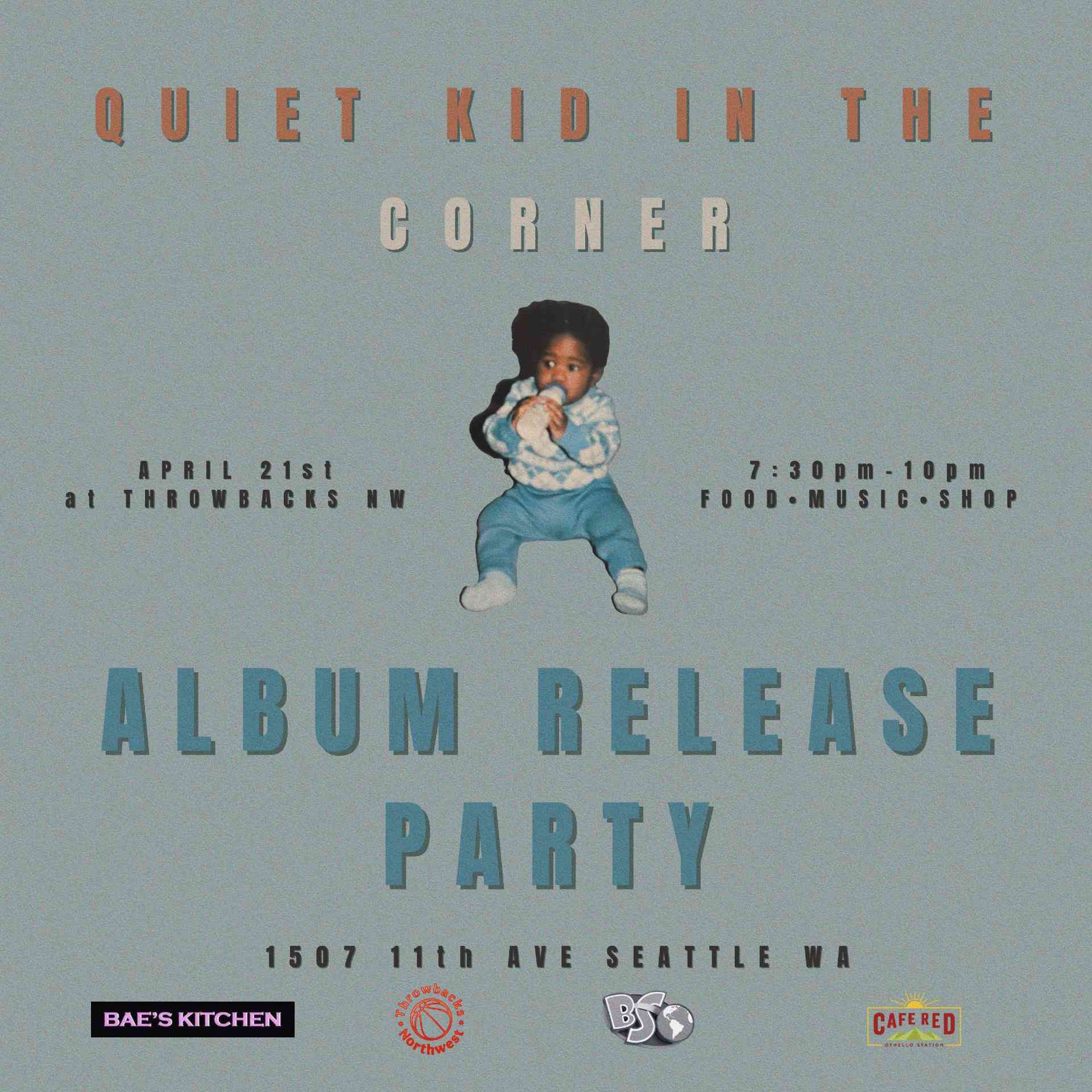 Quiet Kid in the Corner album release party at Throwbacks Northwest
