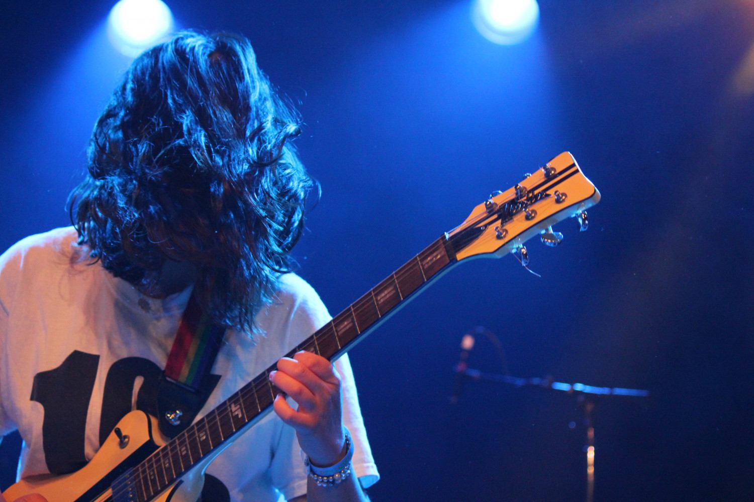 Serra Petale of Los Bitchos at El Rey Theatre