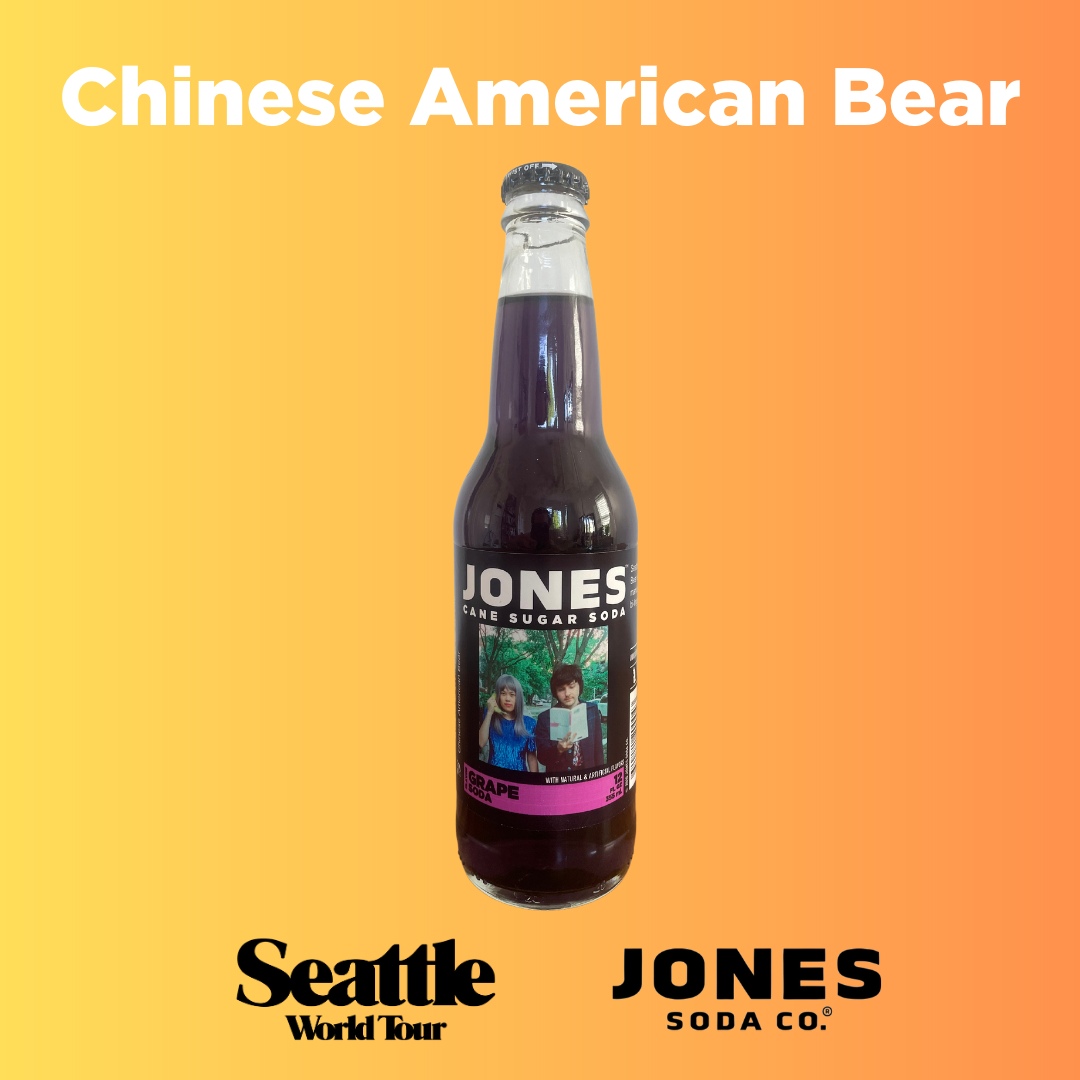 Chinese American Bear Jones Soda Auction