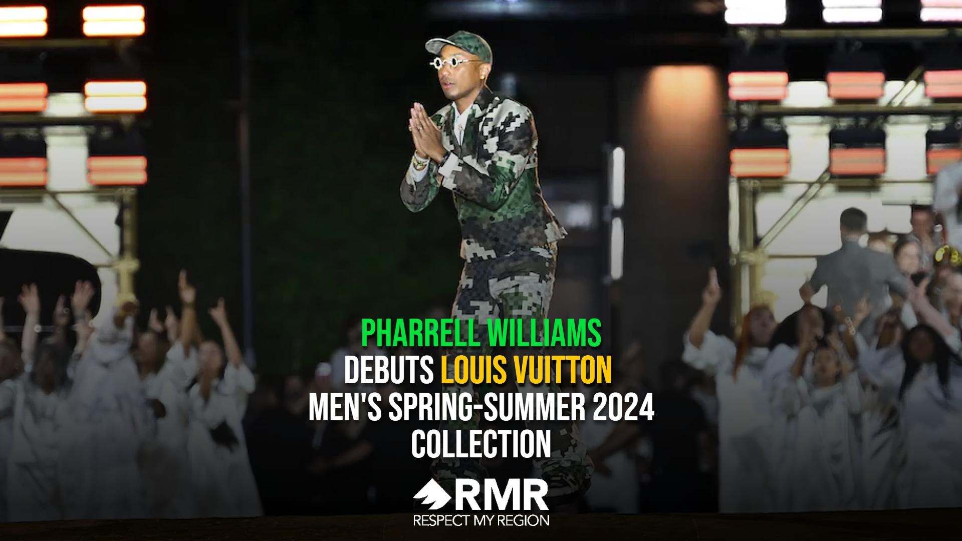 Pharrell Williams stages Louis Vuitton debut on Pont Neuf