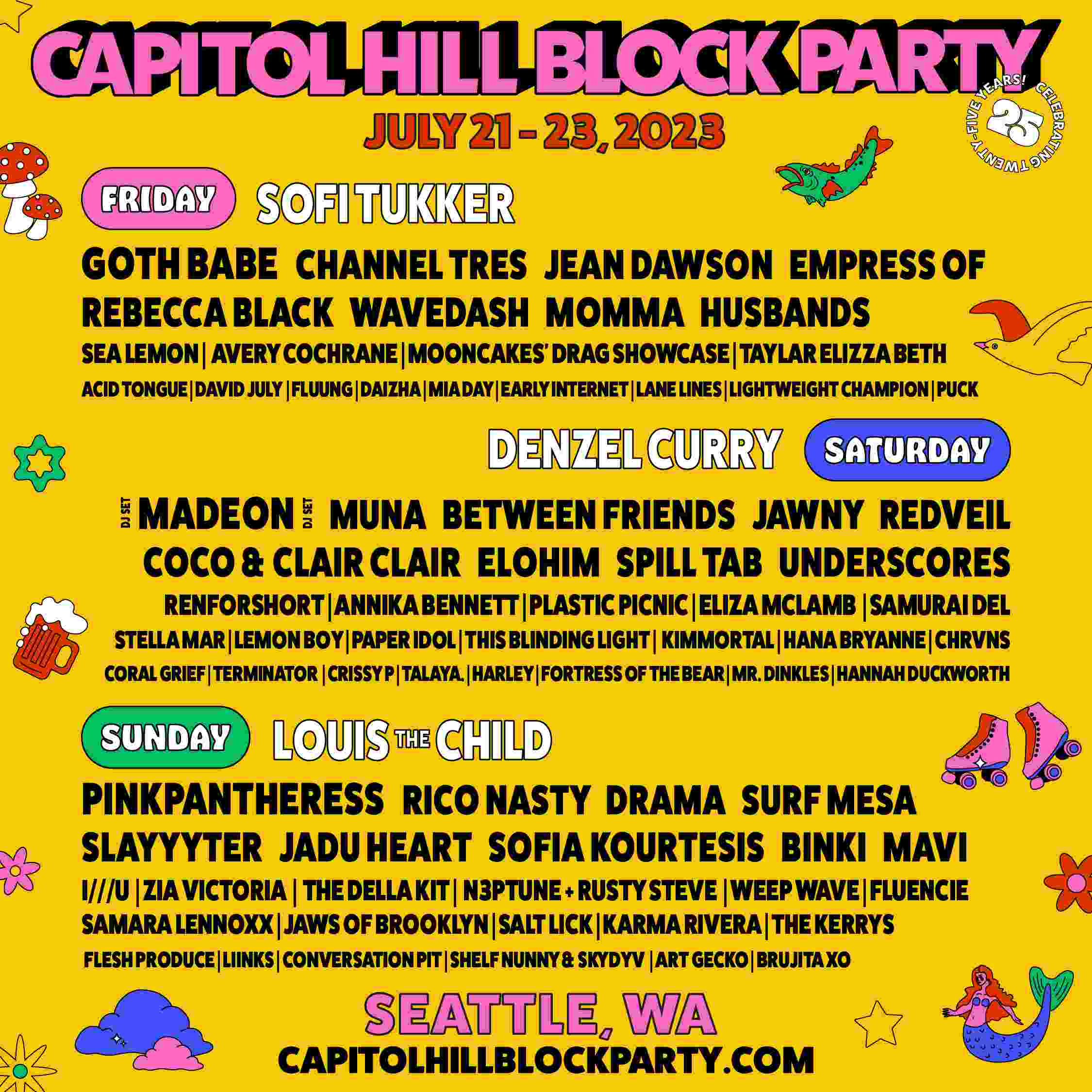 Capitol Hill Block Party Celebrating 25th Anniversary of Festival