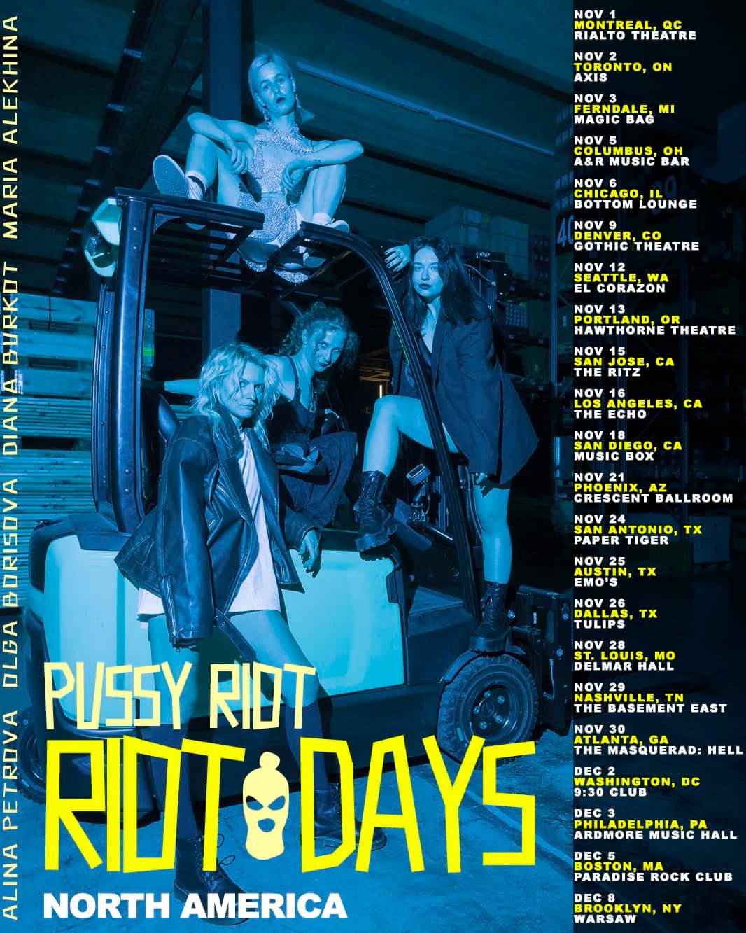 Pussy Riot Tour the Fight for Reproductive Rights Across North America