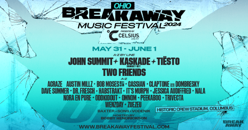Breakaway Music Festival Ohio Reveals Massive Lineup in Collaboration with Celsius Energy