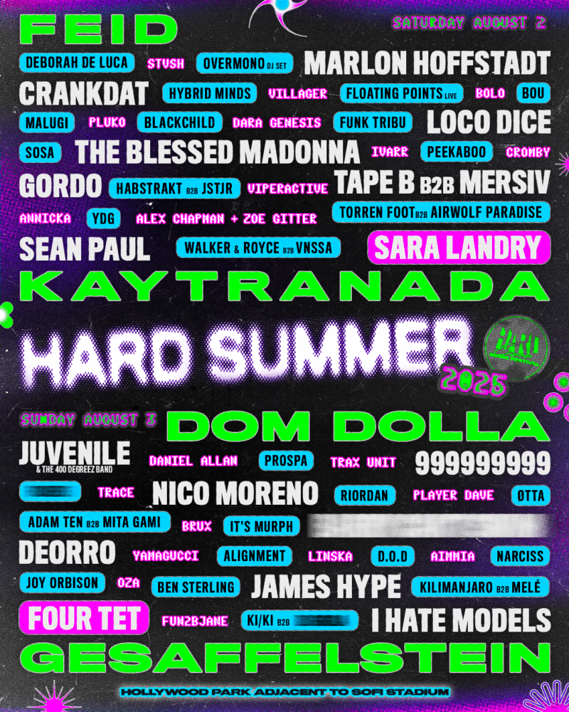 HARD Summer 2025 Returns to LA: Here’s Everything You Need to Know